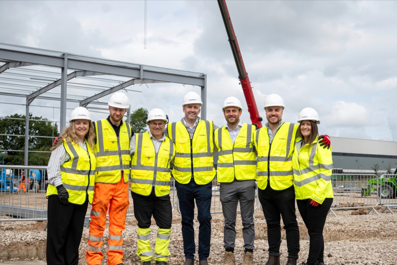 Caddick raises steel on Leyland industrial site