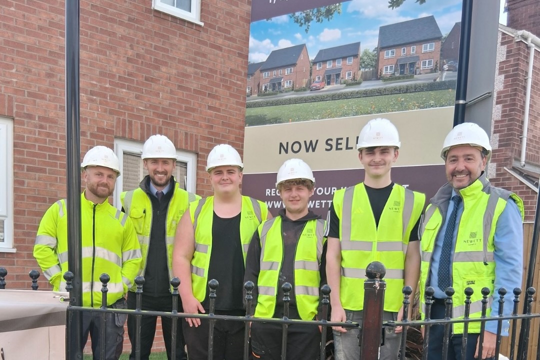 Newett welcomes first apprentices