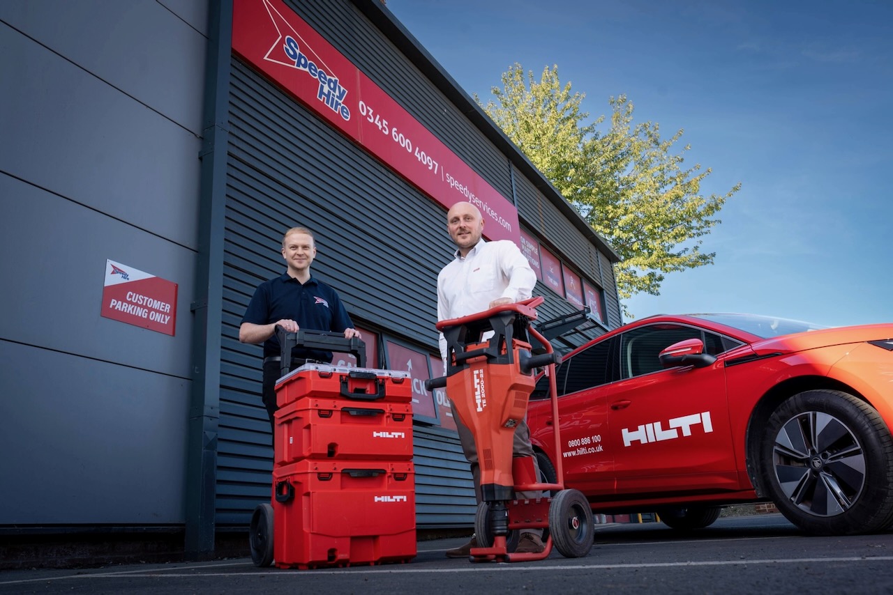 Speedy invests in 25,000 Hilti tools