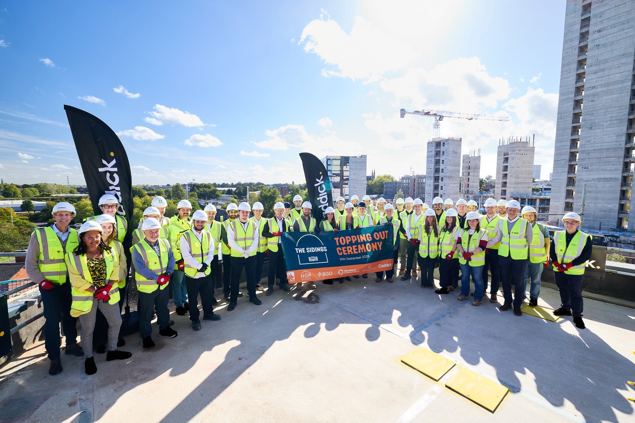 Caddick tops out The Sidings in Little Digbeth
