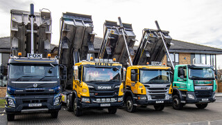 Family favourites – the plant and transport fleets of Fox, Hurt, CMP and Blackledge are now all pulling together