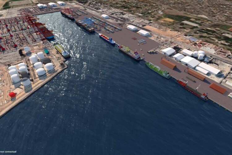 The port of Cotonou will be able to to take bigger container ships after the works