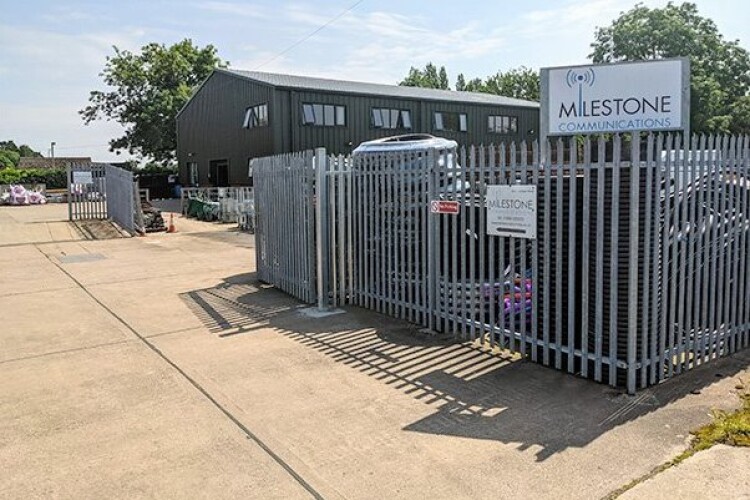 Milestone Communications' premises in Old Dalby, Leicestershire
