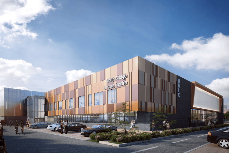Halifax&rsquo;s new North Bridge leisure centre has been designed by GT3 Architects
