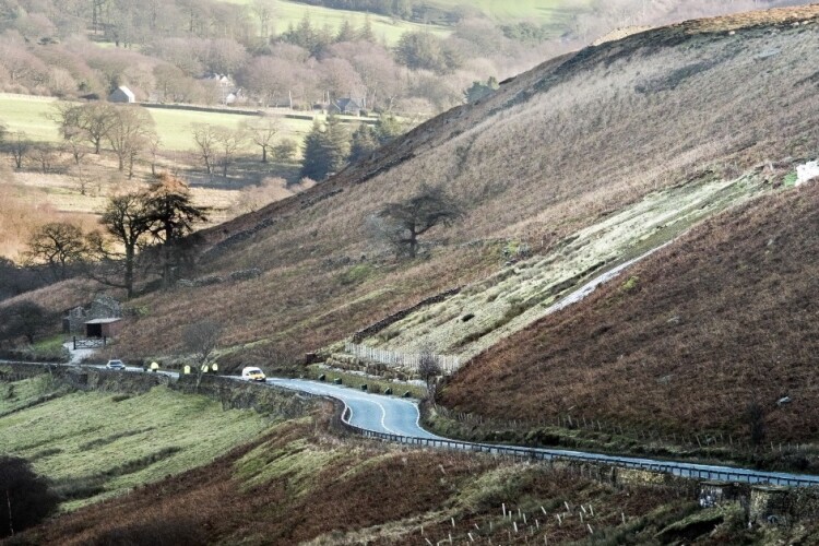 The A59 at Kex Gill on Blubberhouses Moor is prone to landslips