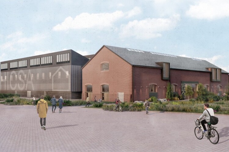 CGI of Sunderland College's Housing Innovation & Construction Skills Academy