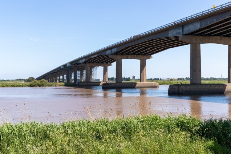 The Ouse Bridge, between junctions 36 and 37 of the M62 