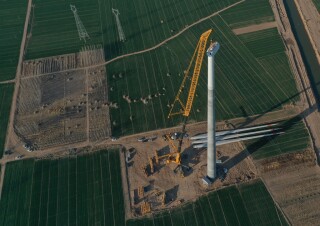 The XCA4000 at a wind farm in Jing County, Hengshui