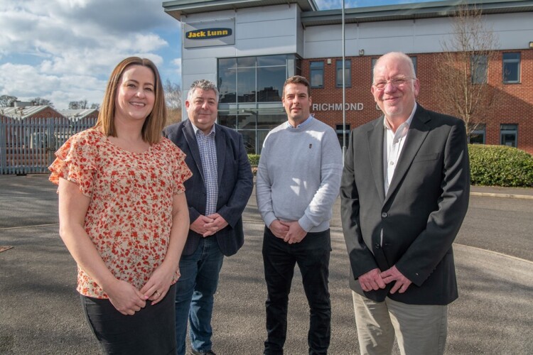 Nicola Thompson, Andrew Lunn, Luke Simeunovich and Rob Jerram (left to right) 