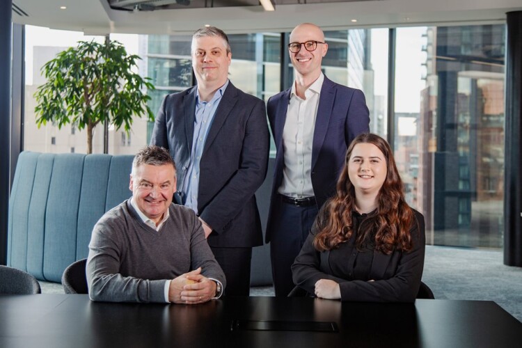 Left to right are Jon Moore, Paul Camac, Stephen Chadwick and Rebecca Costello