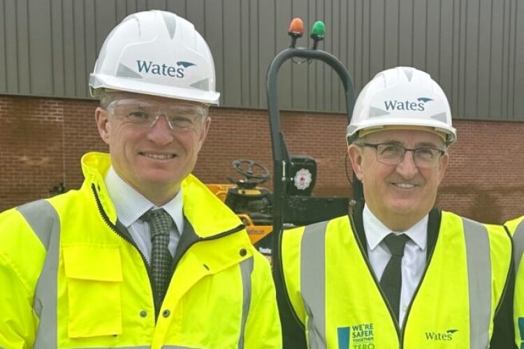 Halton Borough Council chief executive Stephen Young (left) and council leader Cllr Mike Wharton