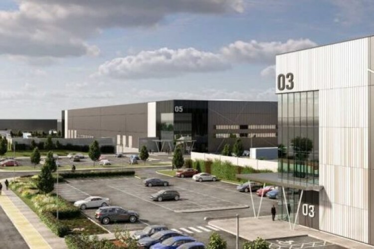 CGI of the Atlantic Park industrial estate