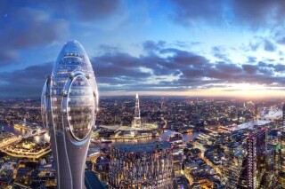 The Tulip will stand 305.3 metres high. [Images courtesy of Foster & Partners]