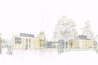 Artist's impression of how the finished building should look