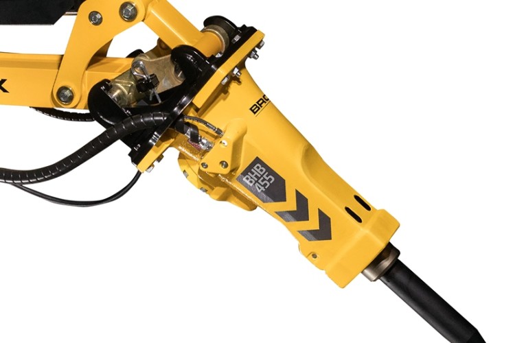 Brokk introduces the Brokk Hydraulic Breaker (BHB) series for its remote-controlled demolition robots