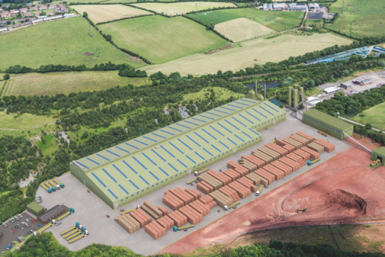 Rendering of the new Desford facility