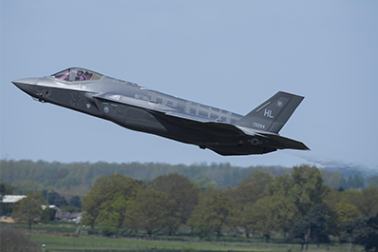 The F-35 will be stationed at RAF Lakenheath from 2021