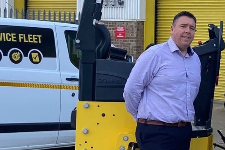 Stuart Truckel, managing director of Bomag GB