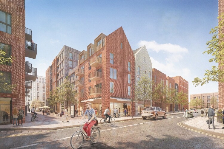 CGI of Weston Home's new plans for Anglia Square