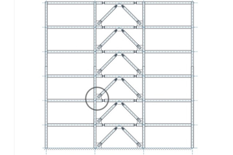 Sacrificial braces reduce damage
