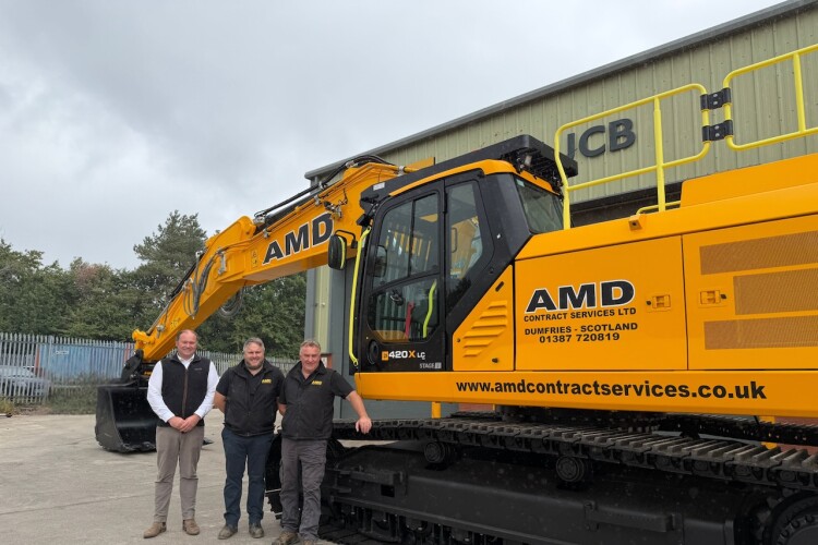 Michael Robinson - Sales Engineer at Scot JCB, Stephen Thompson – General Manager at AMD Contract Services Ltd, Fraser Dykes – Managing Director at AMD Contract Services Ltd.