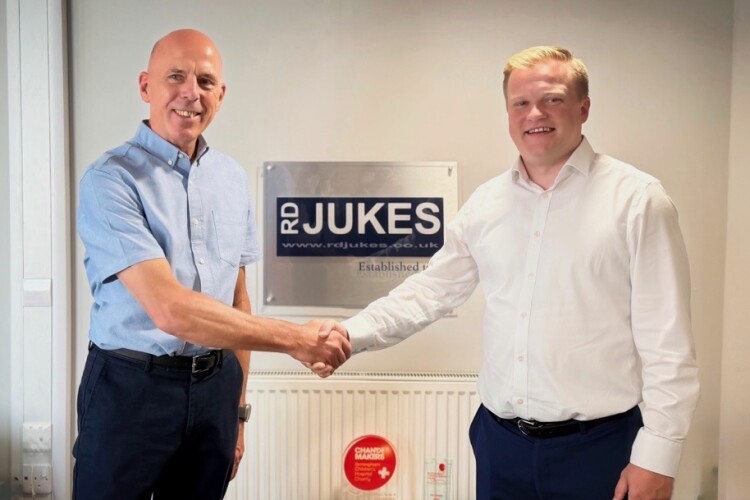 Julian Jukes and Harvey Melvin seal the deal