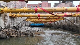 The riverbed will be restored and new weirs and fish passes constructed to encourage wildlife to return to the city centre