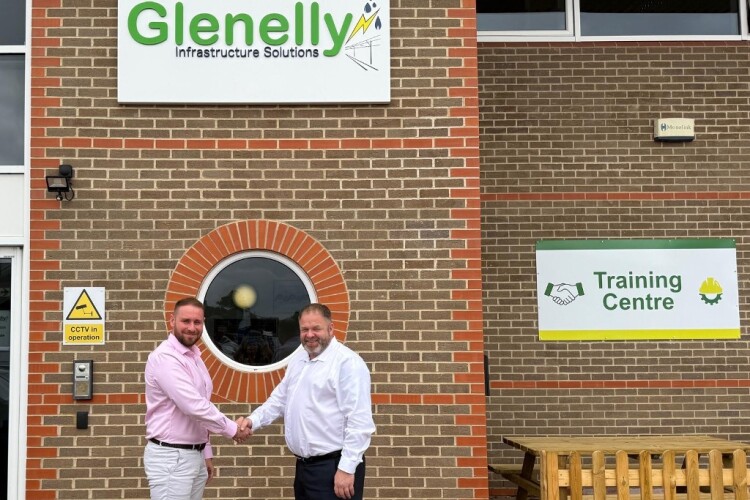 United Living chief operating officer Luke Anderson (left) and Glenelly managing director Sean Conway