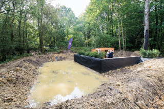 The Sahara Drainage System was tested for the first time in September