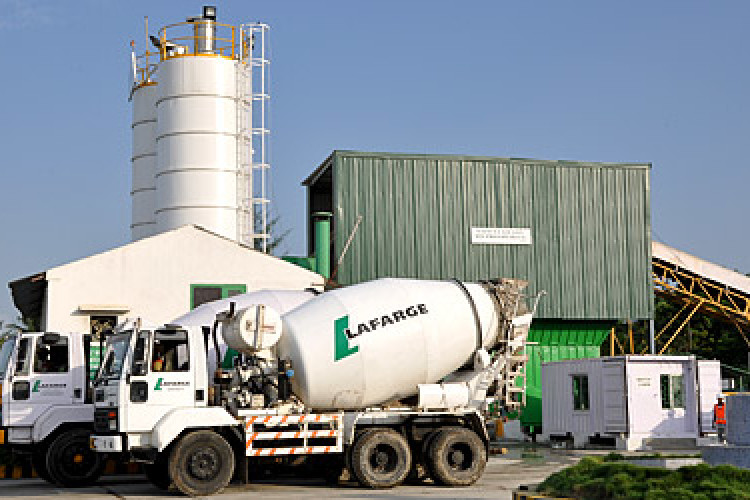 A Lafarge batching plant (not in Syria)