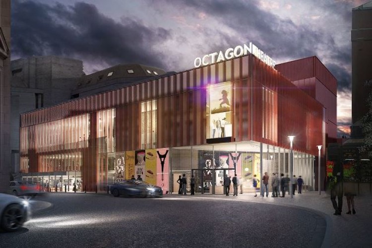 CGI of Bolton's revamped Octagon Theatre