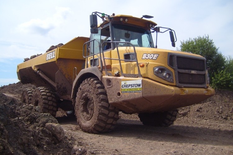 One of Chepstow's new B30E trucks