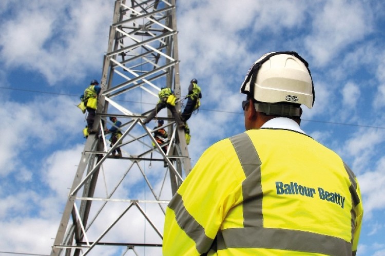 Balfour Beatty's order book for power transmission and distribution work more than doubled last year