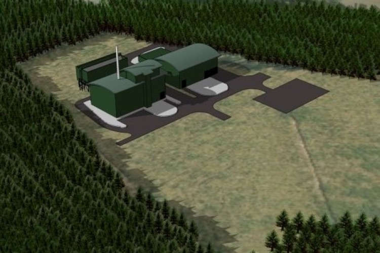 The Speyside CHP plant will burn neighbouring trees
