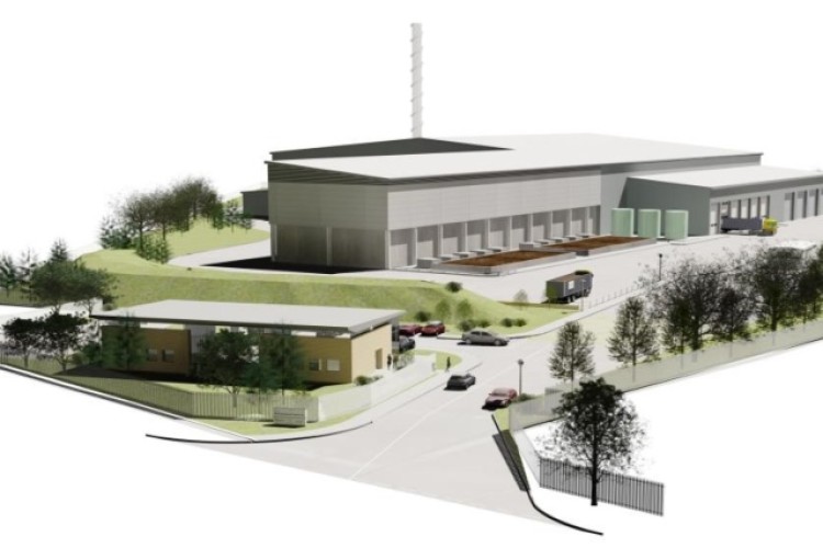 Artist's impression of the new plant