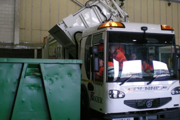 Kier empties bins