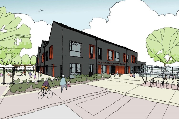 Artist's impression of the new Whitecraig Primary School