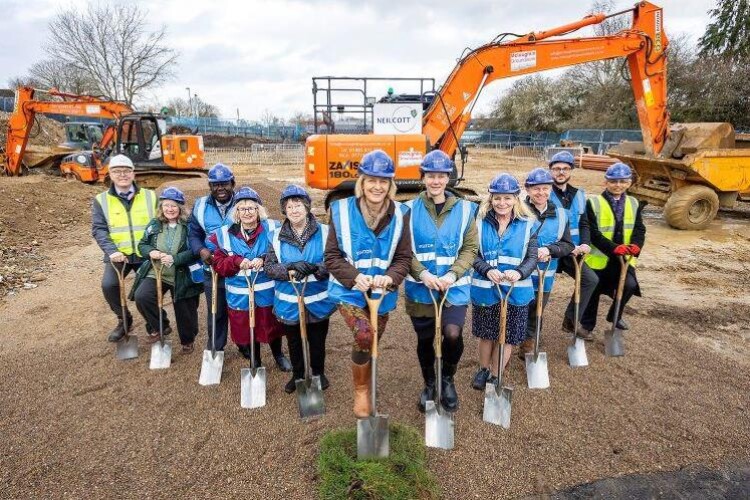A ground breaking ceremony was held last week to mark the start of construction
