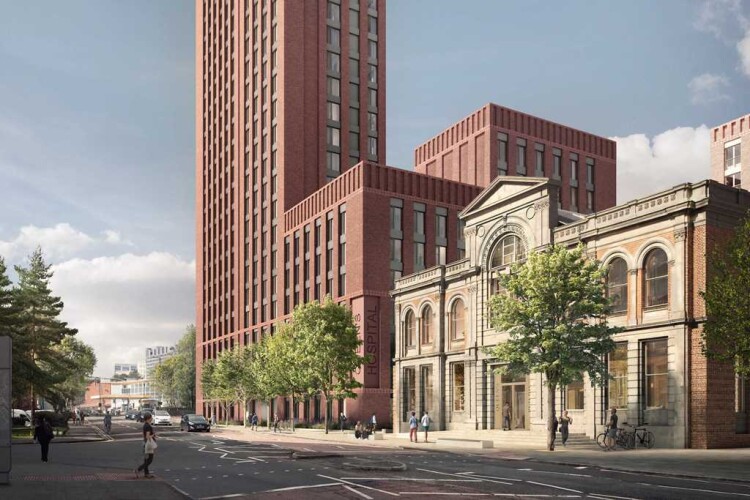 CGI of the development