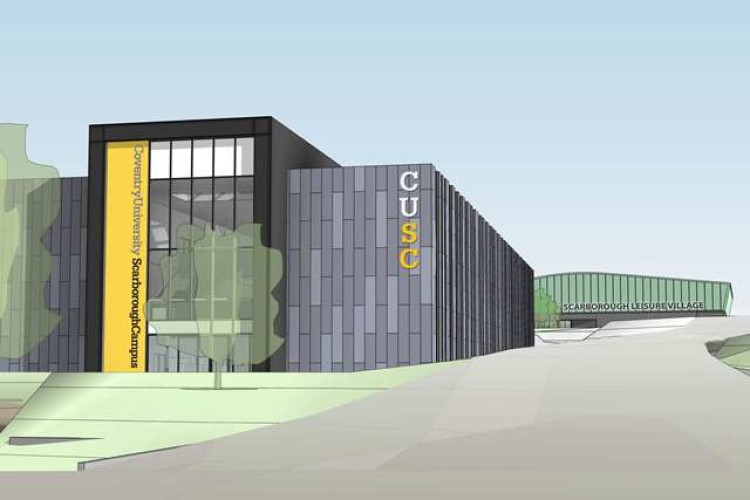 Artist's impression of the Coventry University Scarborough Campus 