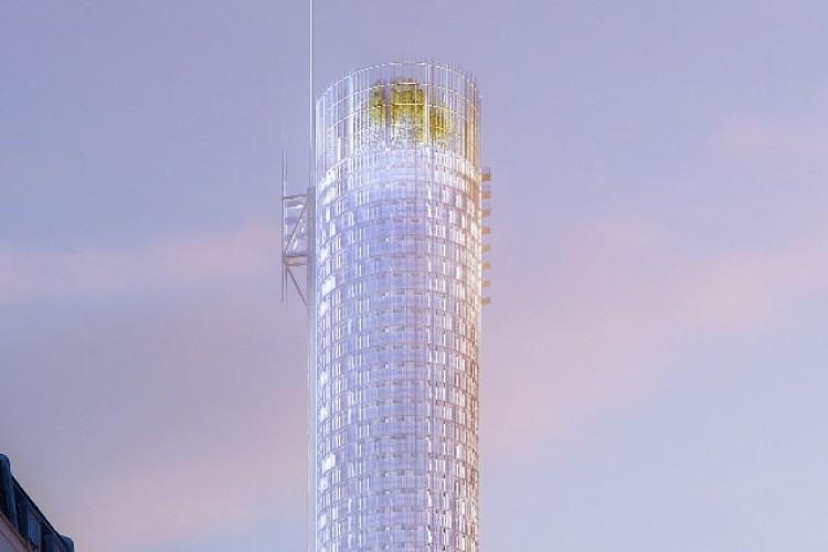 Renzo Piano's proposed tower at 31 London Street