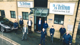 Employee ownership provides and incentive for everybody to strive together in the same direction say Triton MD Paul Clarkson, (above third from the left) with some of the company's new owners 