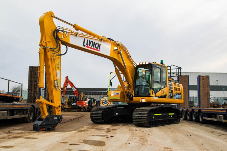 Lynch's new HB215LC-3 hybrid excavator