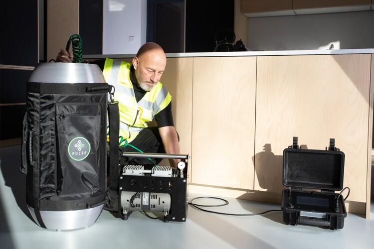 Pulse is a portable compressed-air based system