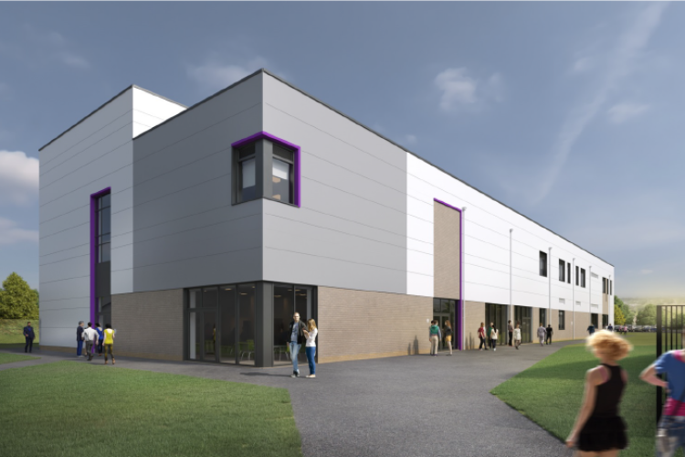 CGI of the new performing arts facility