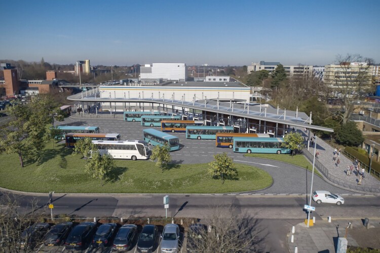 Stevenage bus interchange