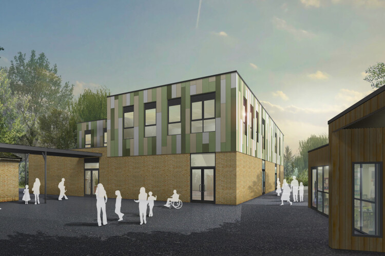 Rendering of Eresby School's new block