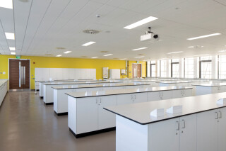 Willmott Dixon has built new laboratories on Level 7...