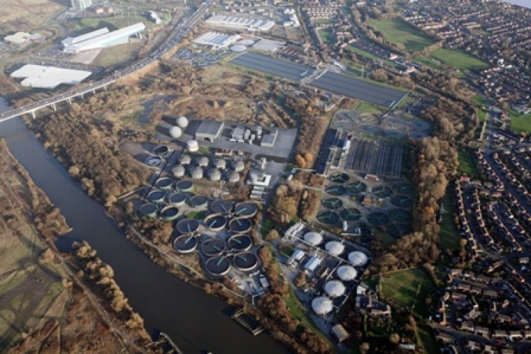 The Davyhulme wastwater treatment plant is the largest in the northwest
