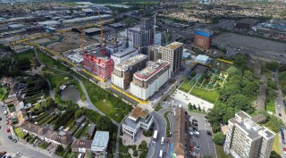 Brent Cross Town site progress as of May 2024 [&copy;Galldris Services Ltd]